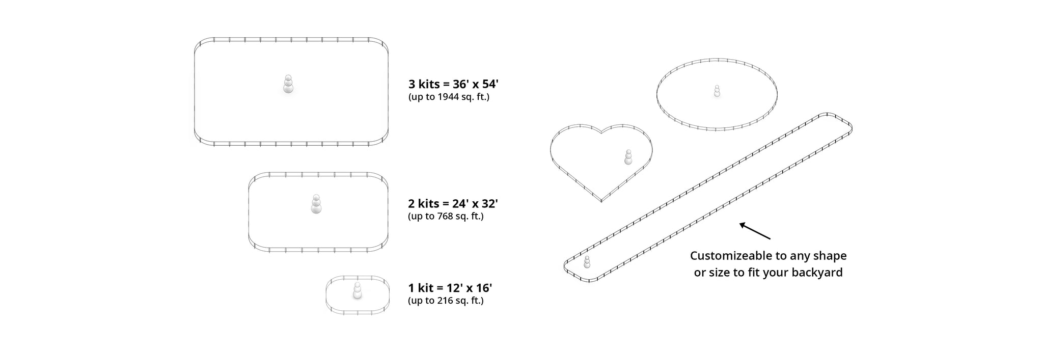 Spiked Rink Kit Ice Rink Kit – Rink Wizard
